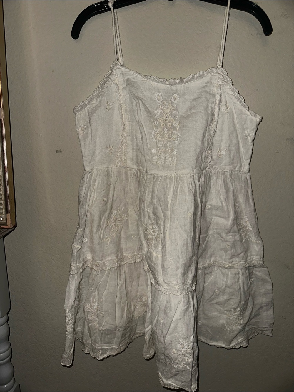 Urban outfitters white dress size large 100% cotton